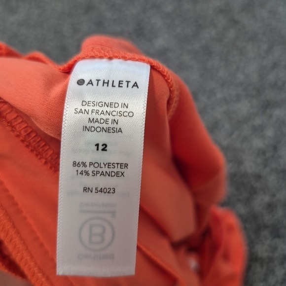 NWT ATHLETA Brooklyn Ankle Pants 12 Sunset Glow Pants #198671 NEW Coral - Picture 9 of 9